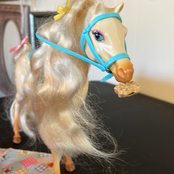 Mattel Toys Vintage 995 Barbie Nibbles Horse With Picnic Set Poshmark